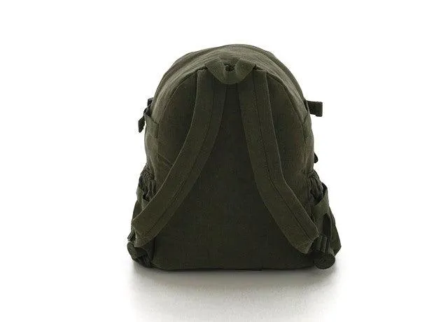 Vintage Canvas Compact Backpack