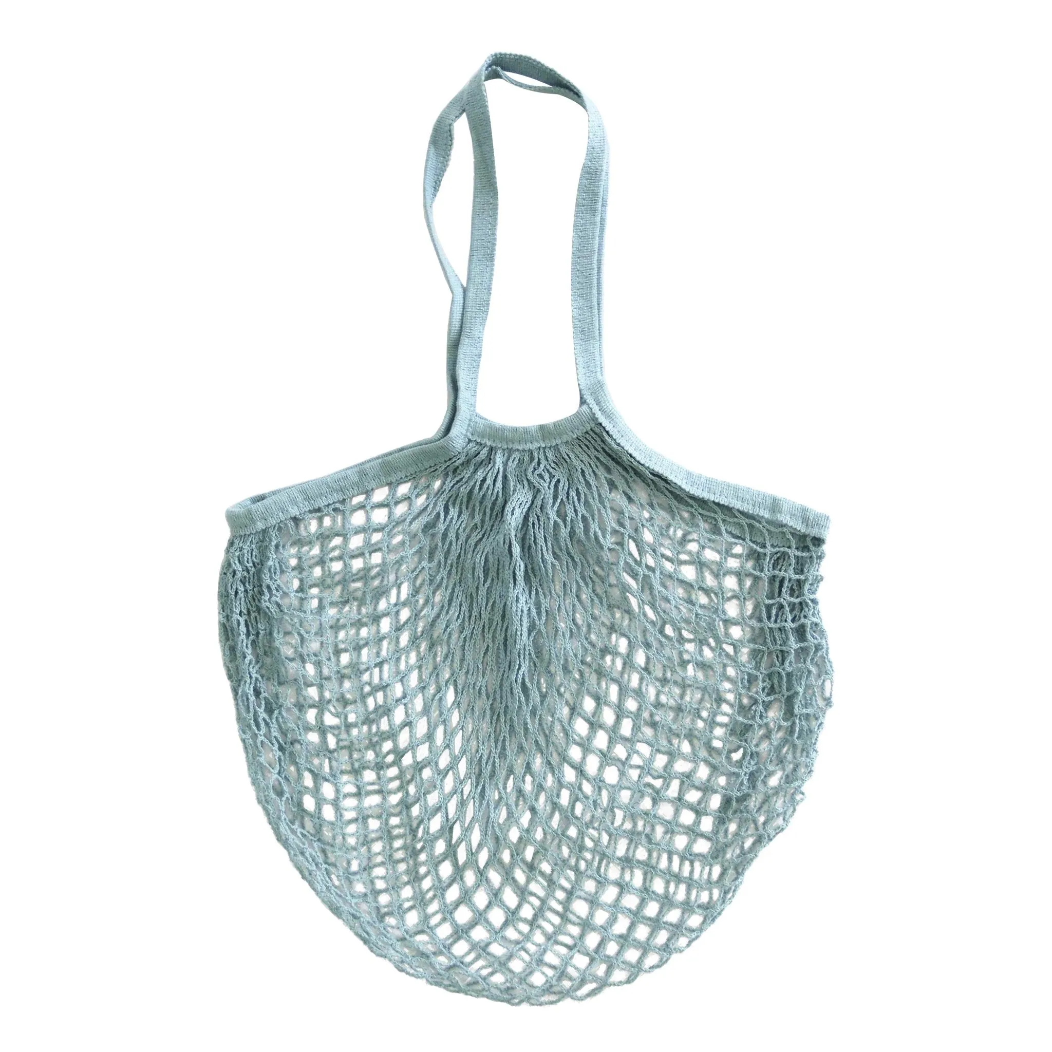 Wombat String Cotton Bag - Turquoise Blue