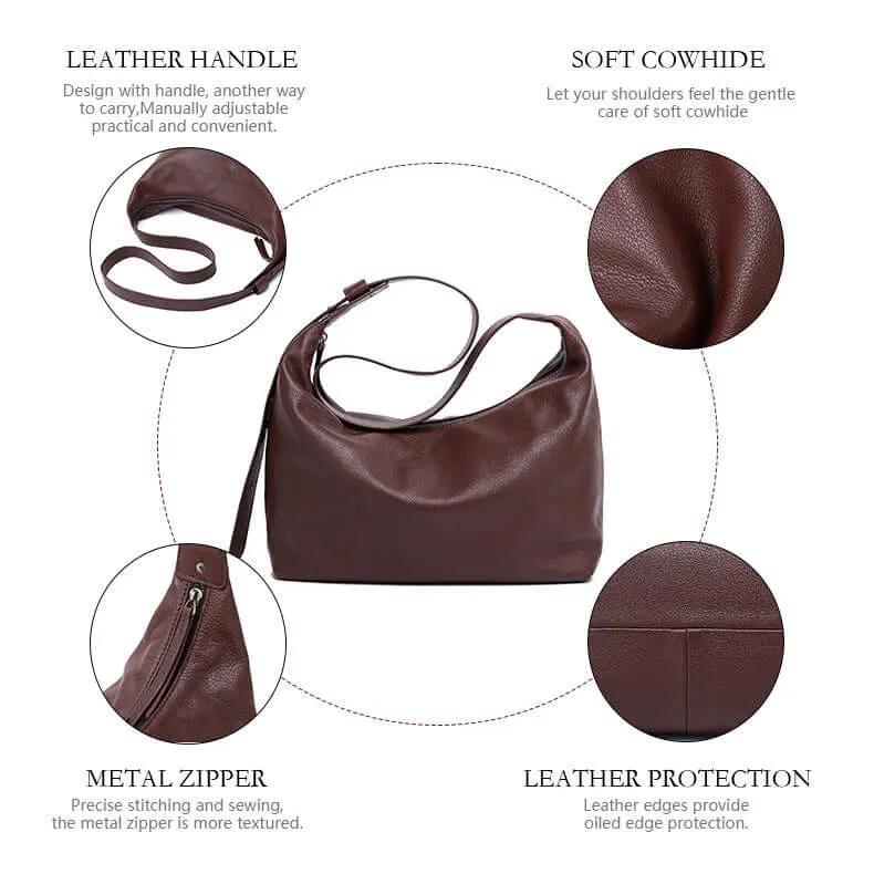 Women's Leather Shoulder and Crossbody Bag – Stylish Everyday Use in NZ